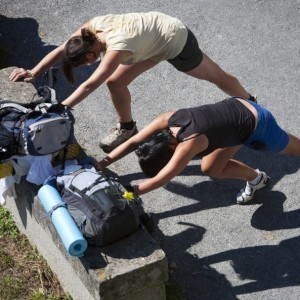 Cómo preparar rodillas, tendones y pies